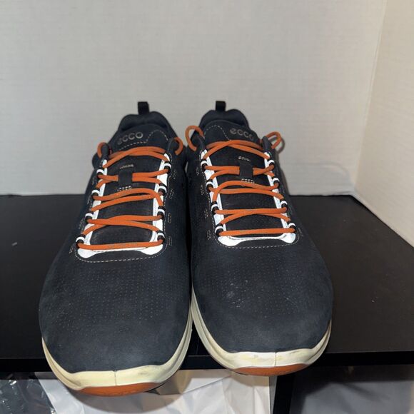 ECCO Biom Fjuel Yak Leather Train Sneakers Men Size 10 EU 44 Dark Blue Navy main image 4